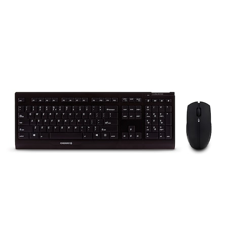 Cherry Wireless 104+4 Keys Black 128 Bit Aes En JD-0410EU-2